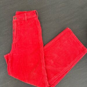Wrangler Red Corduroy Pants